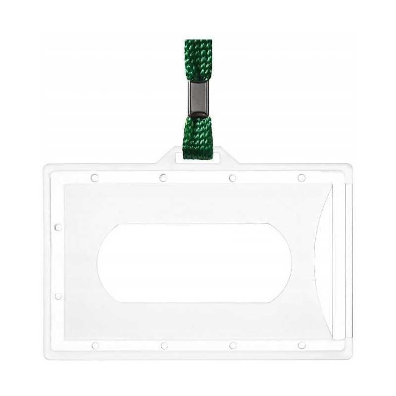 Identyfikator Holder z taśmą zieloną 601285 ARGO