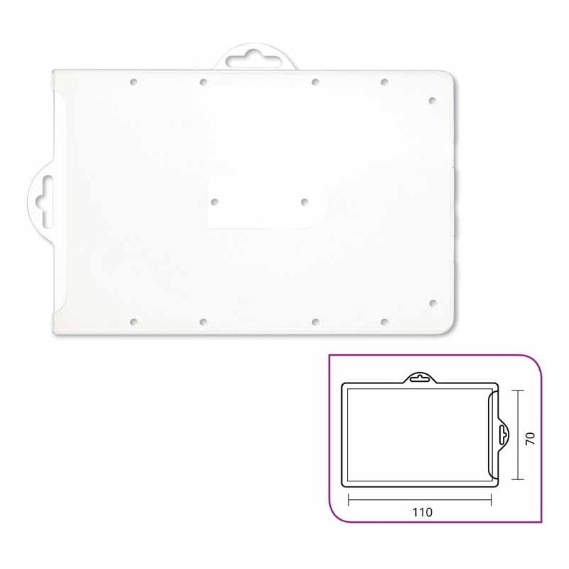 Identyfikator HOLDER typ P-przepustka 110x70mm 601065 ARGO