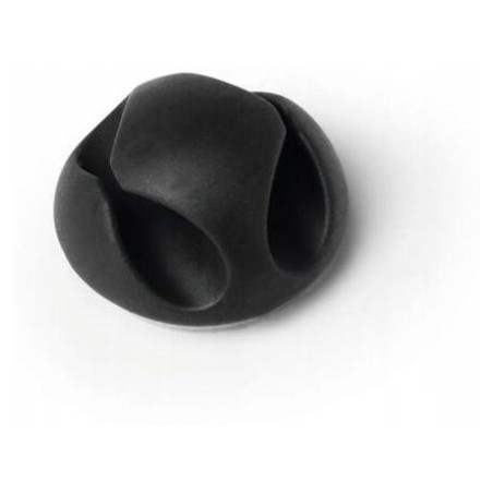 Klipsy samoprzylepne na 2 kable (6szt) grafitowy Cavoline Clip 2, 503837 DURABLE