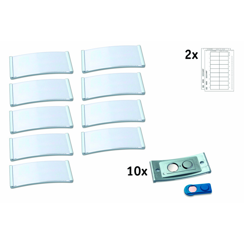 Identyfikatory imienne POLAR30 70x30mm (10 sztuk) stal nierdzewna POL30MA66-10DR