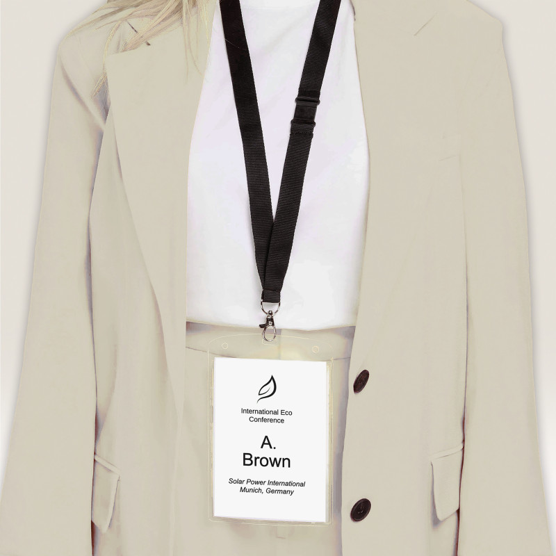 Holder na identyfikatory A6 105x148mm ze smyczą (50 sztuk+52 wkłady) 4834XL AVERY