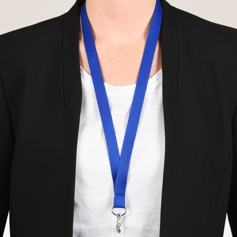 Smycz z karabińczykiem (10 sztuk) 440x15mm niebieska 4842B AVERY