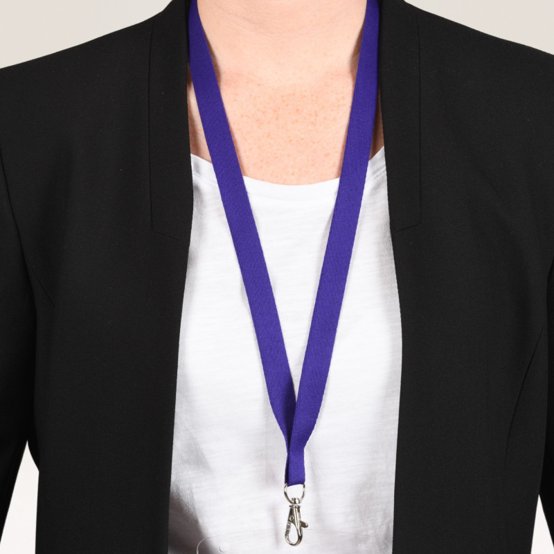 Smycz z karabińczykiem (10 sztuk) 440x15mm fiolet 4842P AVERY