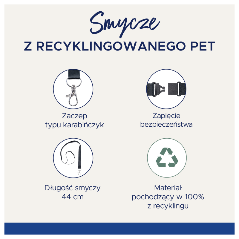 Smycz z karabińczykiem (10 sztuk) 440x20mm kwiaty R4828F AVERY