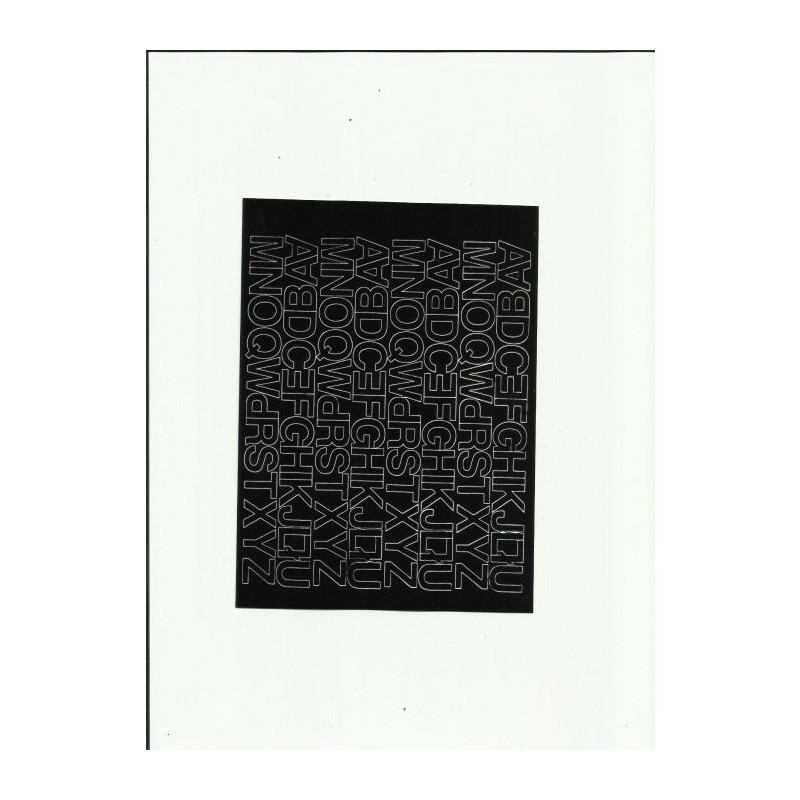 Litery samoprzylepne 1,5cm (8) czerwone ARTDRUK