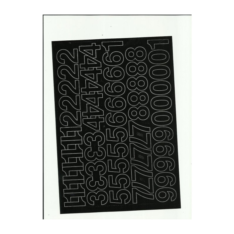 LITERY samoprzylepne 3cm (8) niebieskie ARTDRUK