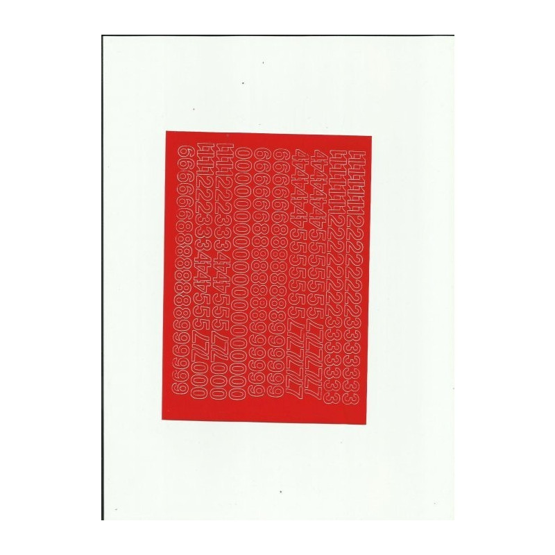 Cyfry samoprzylepne 1cm (8) niebieskie ARTDRUK