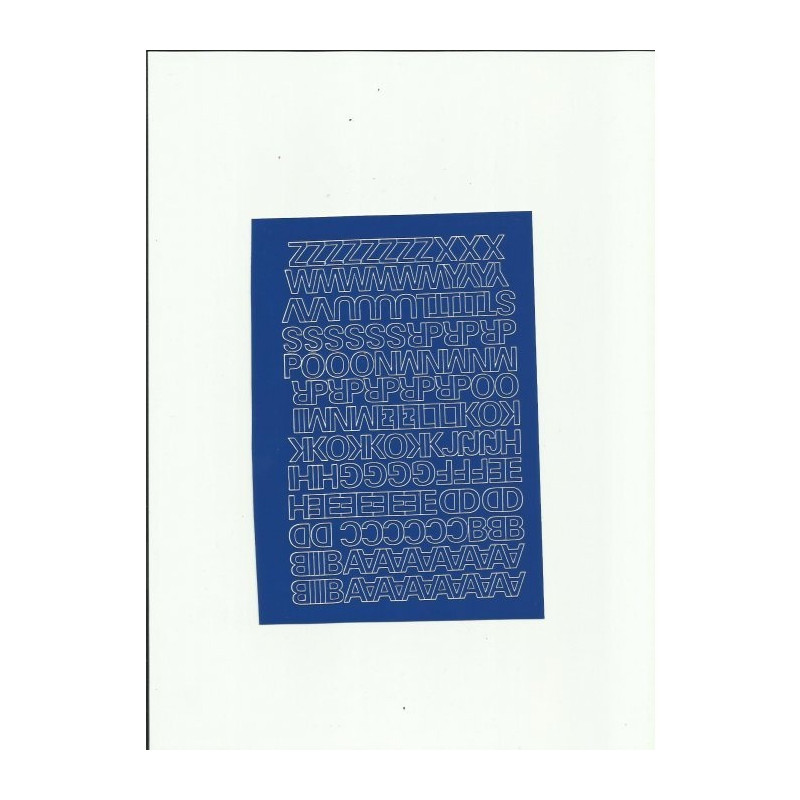 LITERY samoprzylepne 1cm (8) białe ARTDRUK