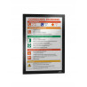 Ramka plakatowa DURAFRAME SUN A4 czarna 484101 DURABLE