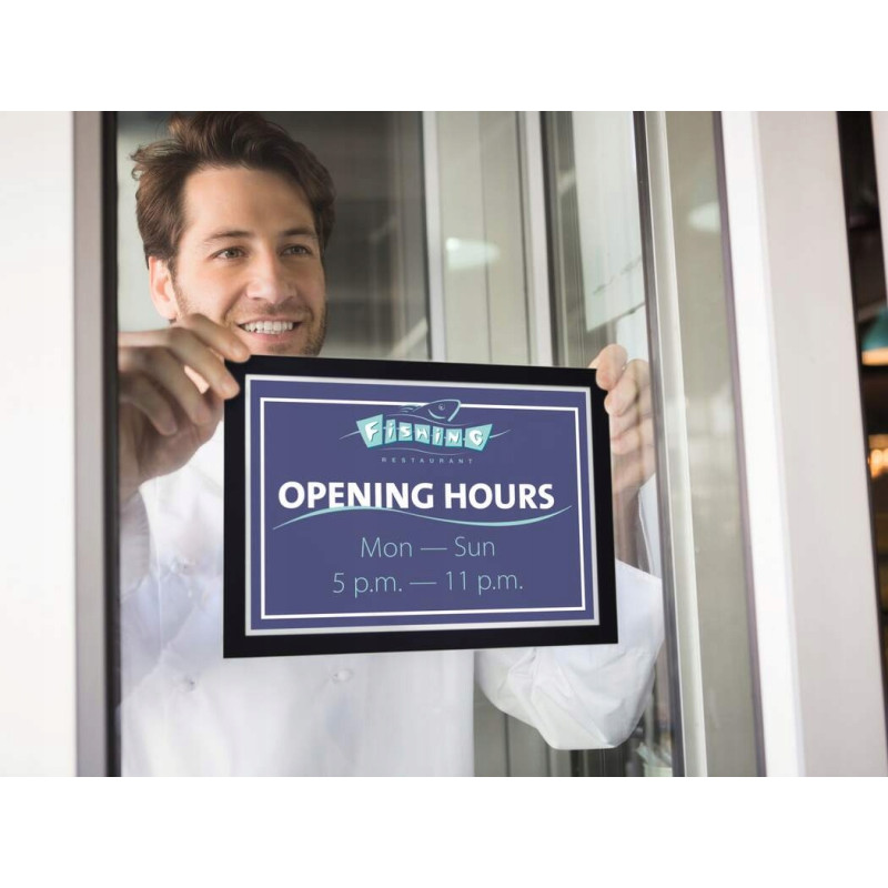 Ramka plakatowa DURAFRAME SUN A4 czarna 484101 DURABLE