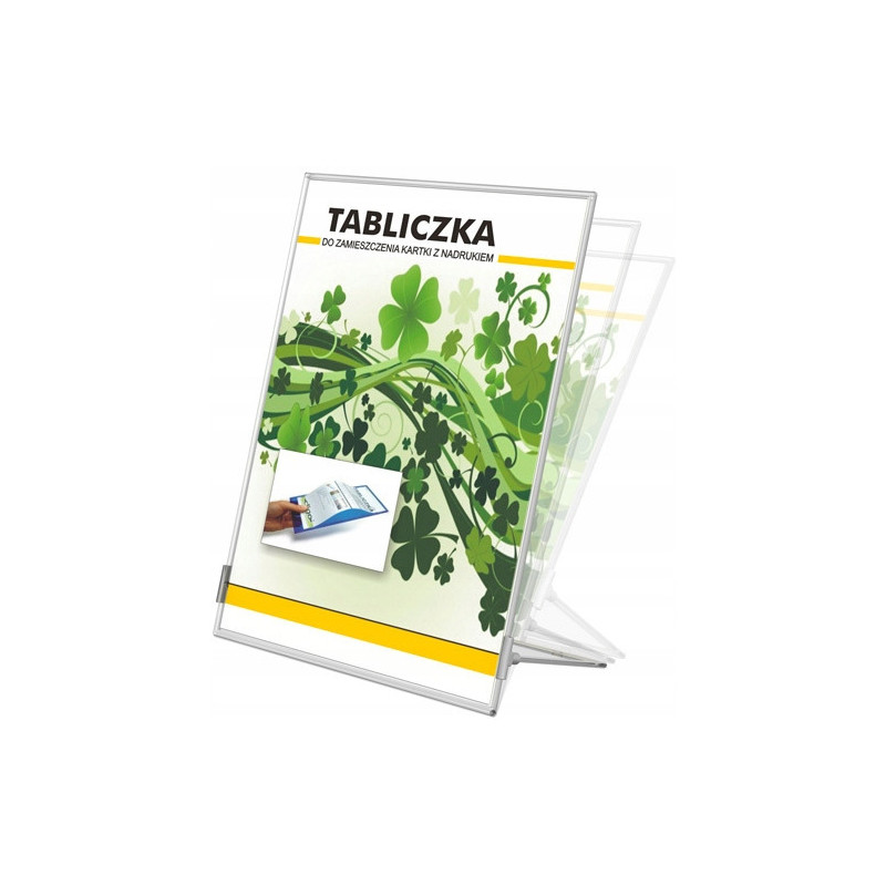 Tabliczka stojąca jednostronna 15x23cm 0403-0008-00 PANTA PLAST