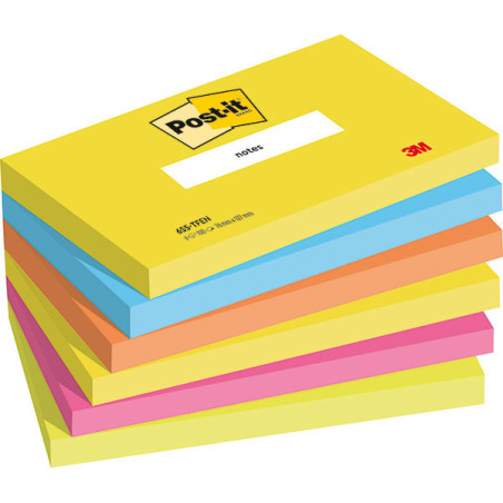 Bloczek samoprzylepny 127x76mm 100k (6szt) paleta energetyczna POST-IT 655-TFEN FT510283557 3M