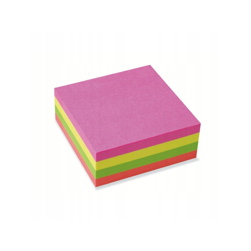 Bloczek samoprzylepny 75x75mm 320k neonowy ESSELTE 83065
