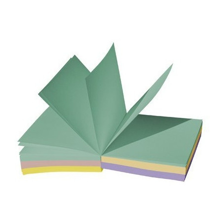 Bloczek klejony 85x85x35mm kolorowy NATUNA (10szt)