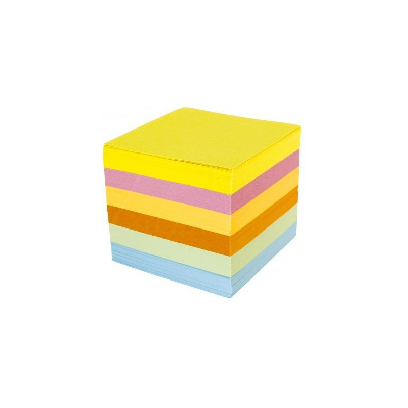 Bloczek nieklejony 85x85x70mm kolorowy NATUNA