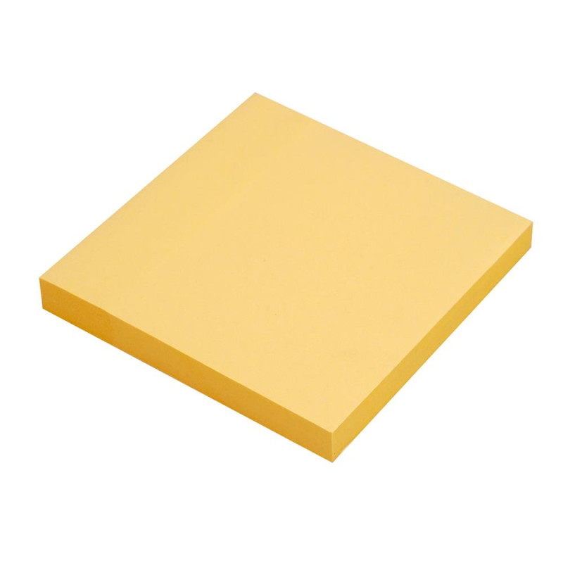 Bloczek samoprzylepny 75x75mm 100k żółty MB103-06-100 MEMOBE