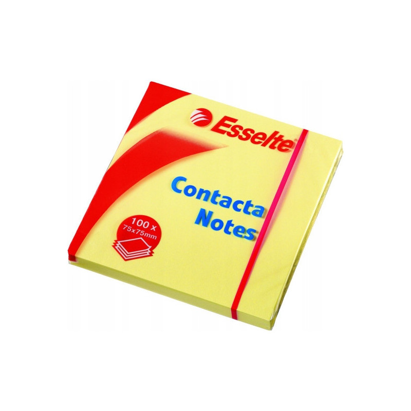 Bloczek samoprzylepny 75x75mm 100k żółty ESSELTE 83003