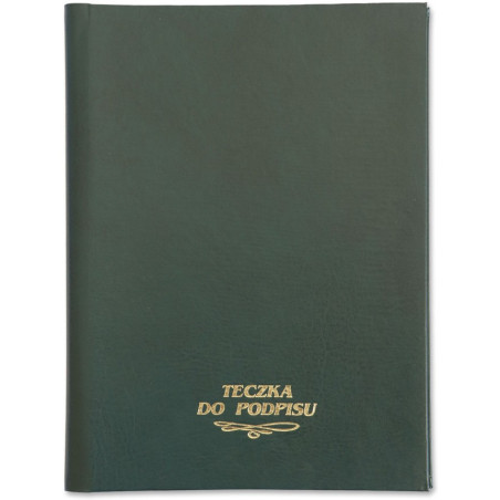 Teczka do podpisu 20k zielona 920-030 WARTA