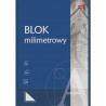 Blok milimetrowy Papier A4 20 kartek 90g UNIPAP