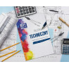 Blok techniczny szkolny A4 biały 10 kartek 250g 400093199 OXFORD