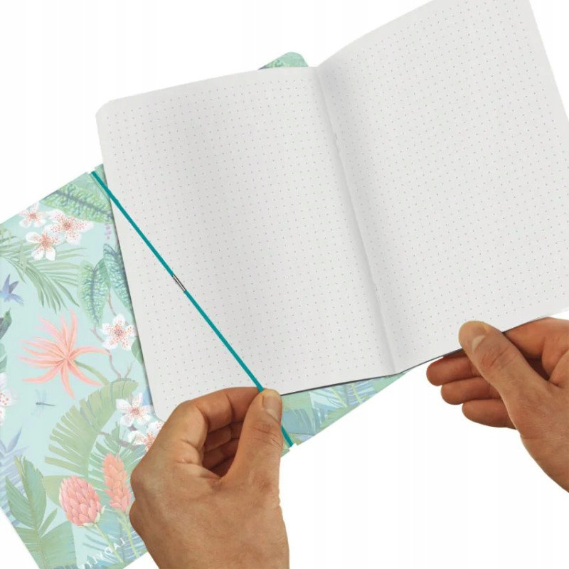 Notatnik Flex A5 40 kartek w kropki Notes Ladylike Jungle 50044283 HERLITZ