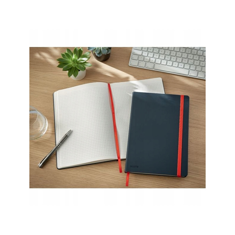 Notatnik Leitz Cosy, B5, kratka, szary 44820089