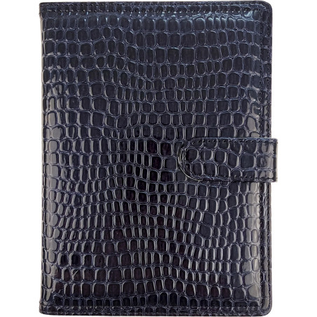 Kalendarz B5 dzienny z zapięciem 2026 krokodyl granatowy 0405-0921-02 Panta Plast
