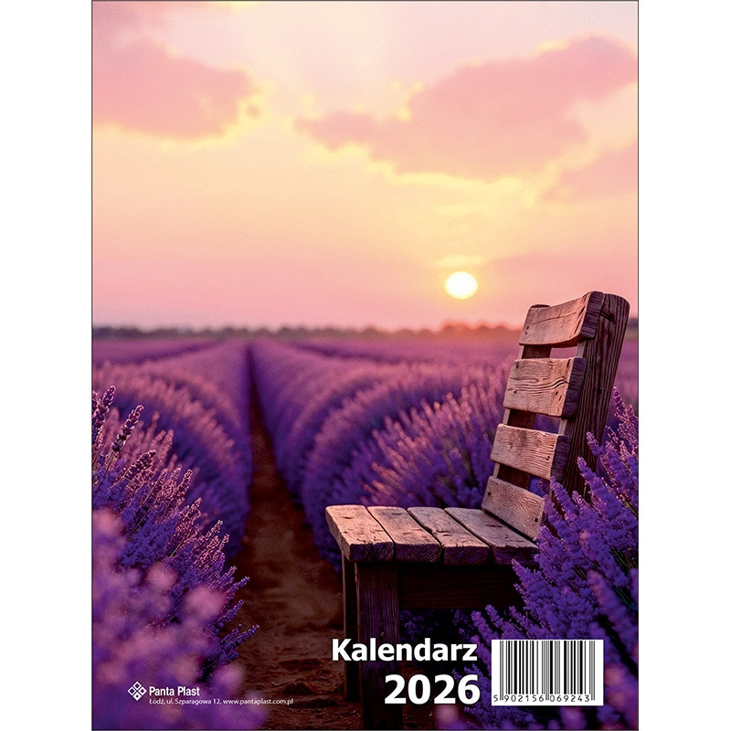 Kalendarz biurkowy pionowy 2026 0405-0900-99 Panta Plast