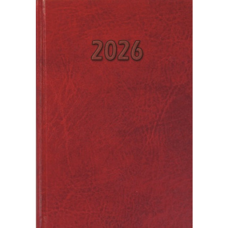 Terminarz A5 dzienny K1 bordowy oprawa twarda BESKIDY