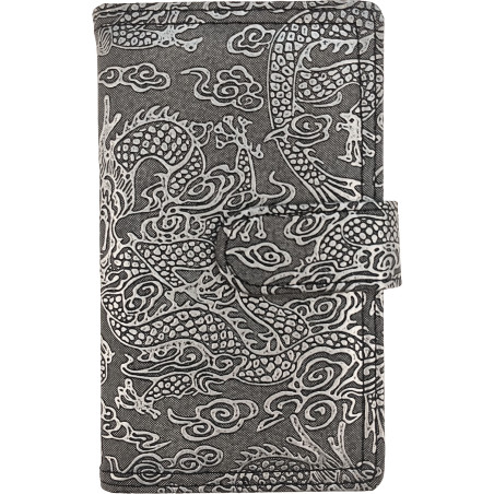 Kalendarz B6 dzienny z zapięciem 2026 dragon srebrny 0405-0938-12 Panta Plast