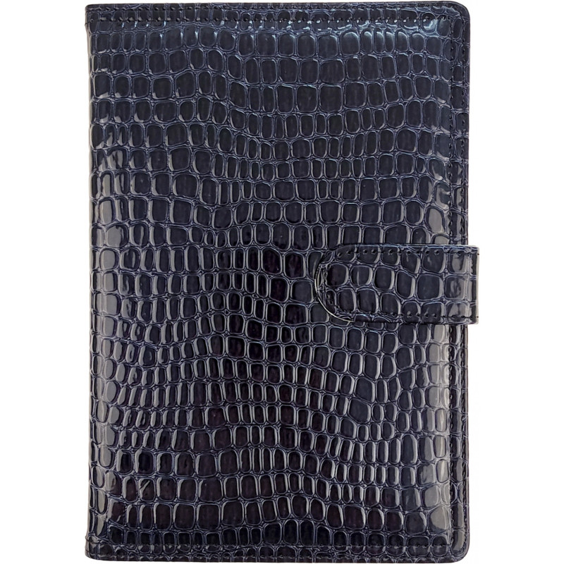 Kalendarz A5 dzienny z zapięciem 2026 krokodyl granatowy 0405-0907-02 Panta Plast