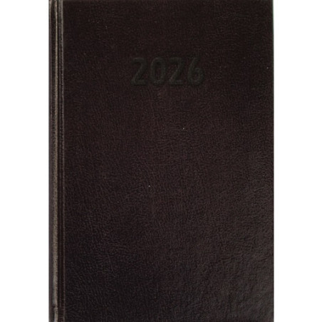 Terminarz A5 dzienny K1 czarny oprawa twarda BESKIDY