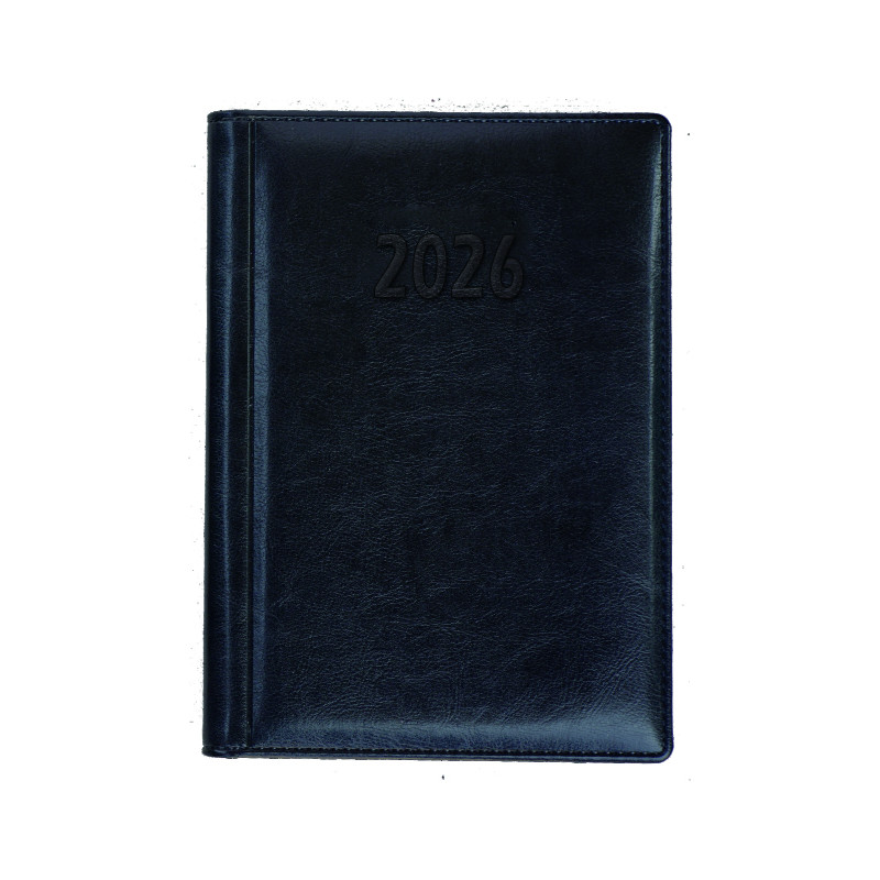 Terminarz A5 dzienny, okładka skóropodobna - tłoczone szycie LUX K7 BESKIDY