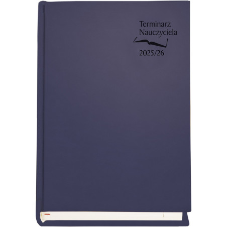 Terminarz NAUCZYCIELA 2025/2026 granatowy T-155V-G Michalczyk i Prokop