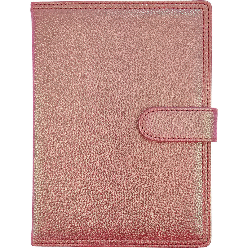 Kalendarz B5 dzienny z zapięciem 2026 hologram różowy 0405-0923-13 Panta Plast