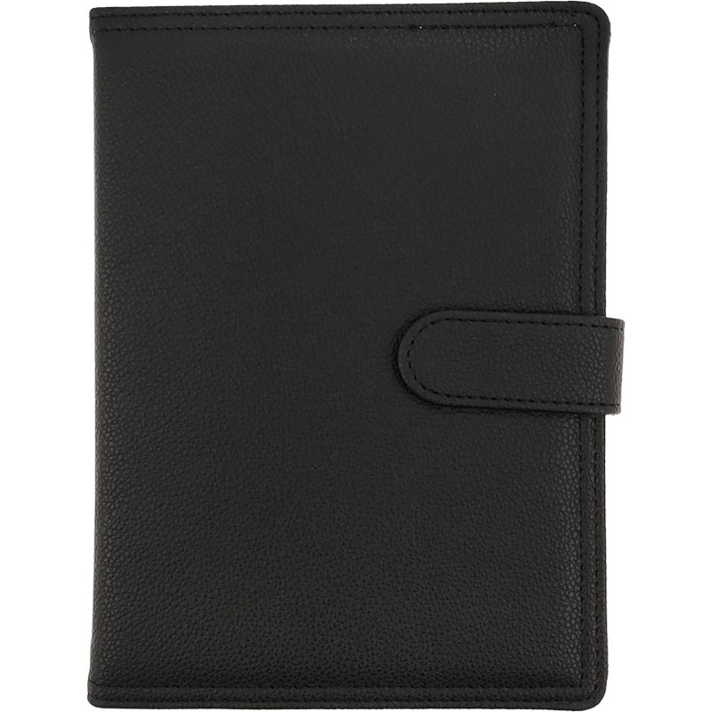 Kalendarz B5 dzienny z zapięciem 2026 ekoskóra czarny 0405-0922-01 Panta Plast