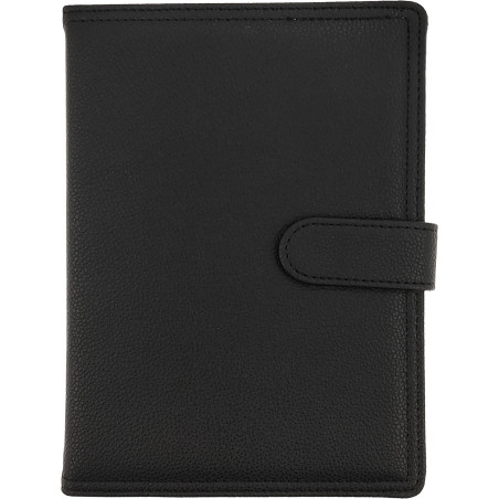 Kalendarz B5 dzienny z zapięciem 2026 ekoskóra czarny 0405-0922-01 Panta Plast