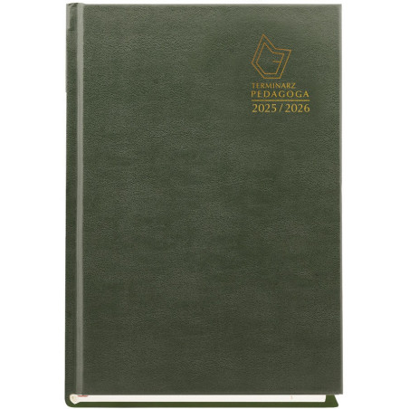 Terminarz PEDAGOGA 2025/2026 ZIELONY T-150V-Z Michalczyk i Prokop