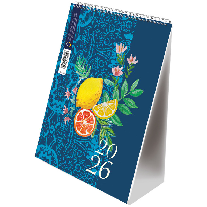Kalendarz ze spiralką pionowy CYTRUSY T-101-3-16 Michalczyk i Prokop