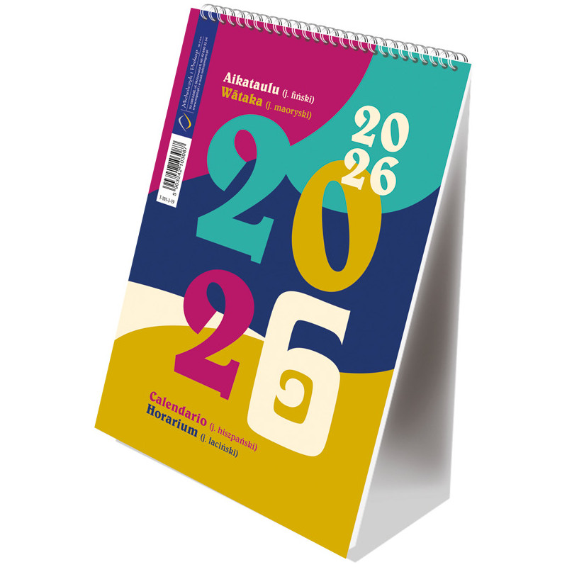 Kalendarz ze spiralką pionowy WZÓR ROCZNIK T-101-3-19 Michalczyk i Prokop