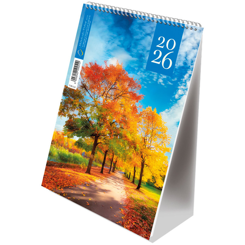 Kalendarz ze spiralką pionowy JESIENNE DRZEWA T-101-3-21 Michalczyk i Prokop