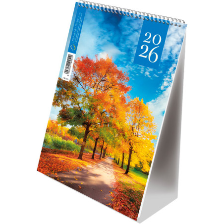 Kalendarz ze spiralką pionowy JESIENNE DRZEWA T-101-3-21 Michalczyk i Prokop