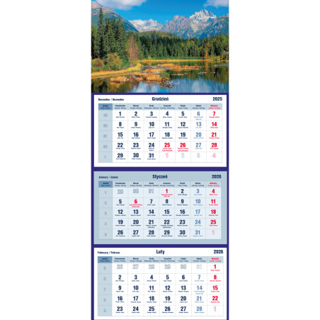Kalendarz trójdzielny TATRY T-105T-04 Michalczyk i Prokop