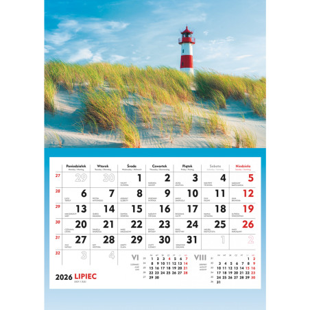 Terminarz ścienny LATARNIA T-107S-6 Michalczyk i Prokop