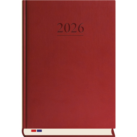 Terminarz A4 Stacjonarny - bordowy T-229V-B Michalczyk i Prokop