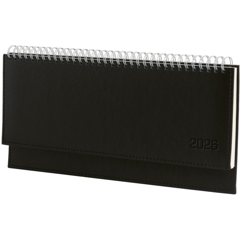 Terminarz leżący Vivella 2026 czarny KB047VB Wokół Nas