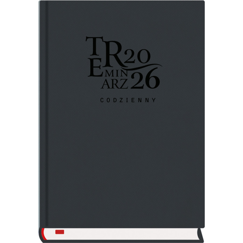 Terminarz A5 Codzienny - czarny T-255T-1V Michalczyk i Prokop