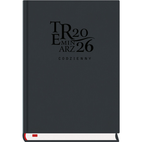 Terminarz A5 Codzienny - czarny T-255T-1V Michalczyk i Prokop