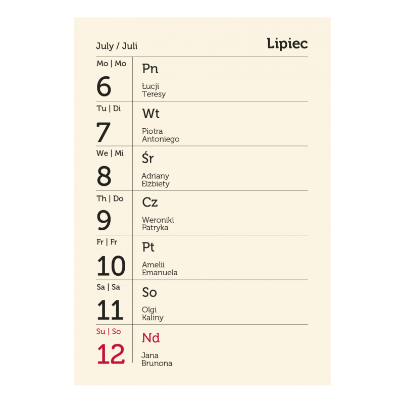 Terminarz Mikro T-MIKRO-02 Michalczyk i Prokop