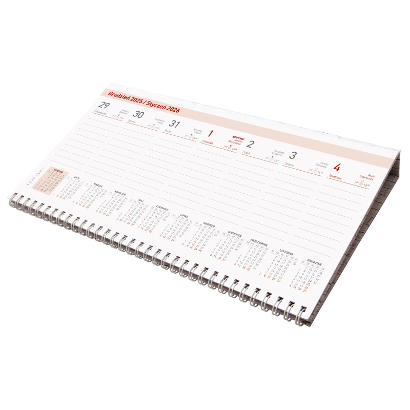 Kalendarz leżący na podstawce 2026 KB048B Wokół Nas